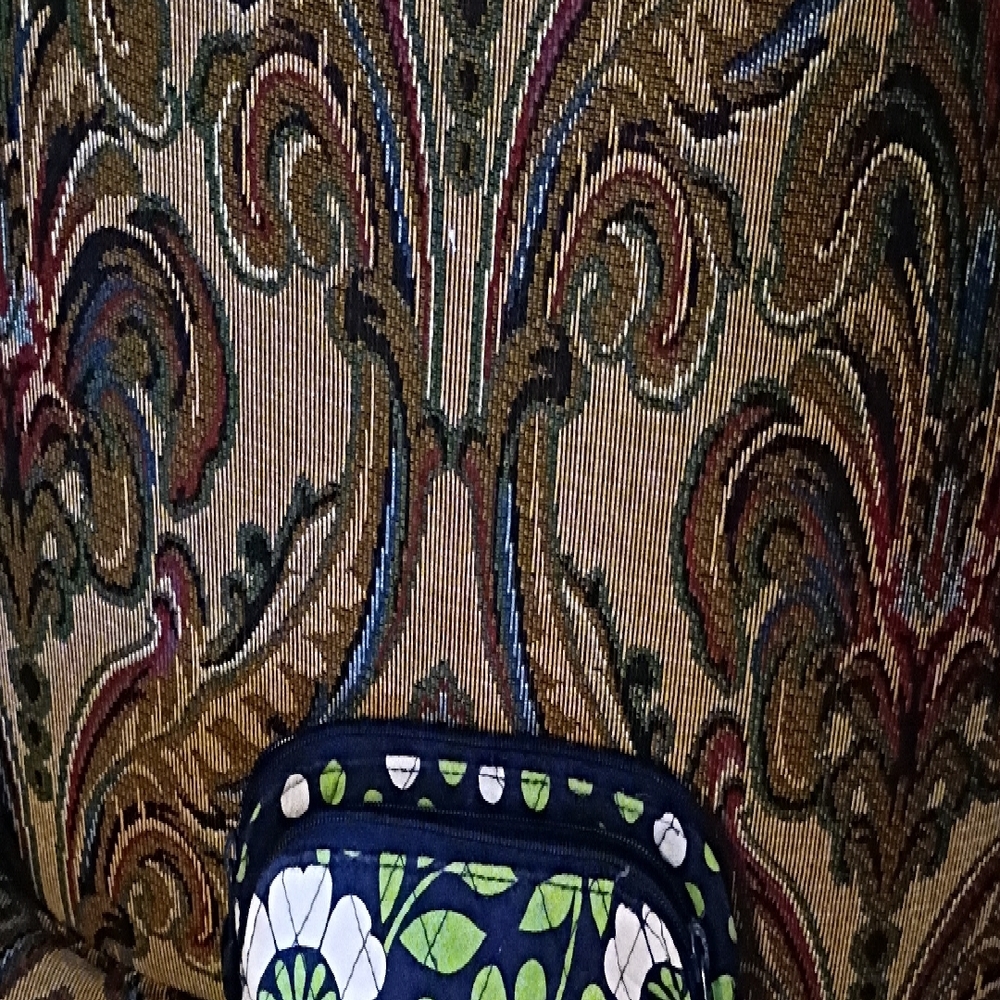 Vera Bradley Blue and Green Floral Wallet